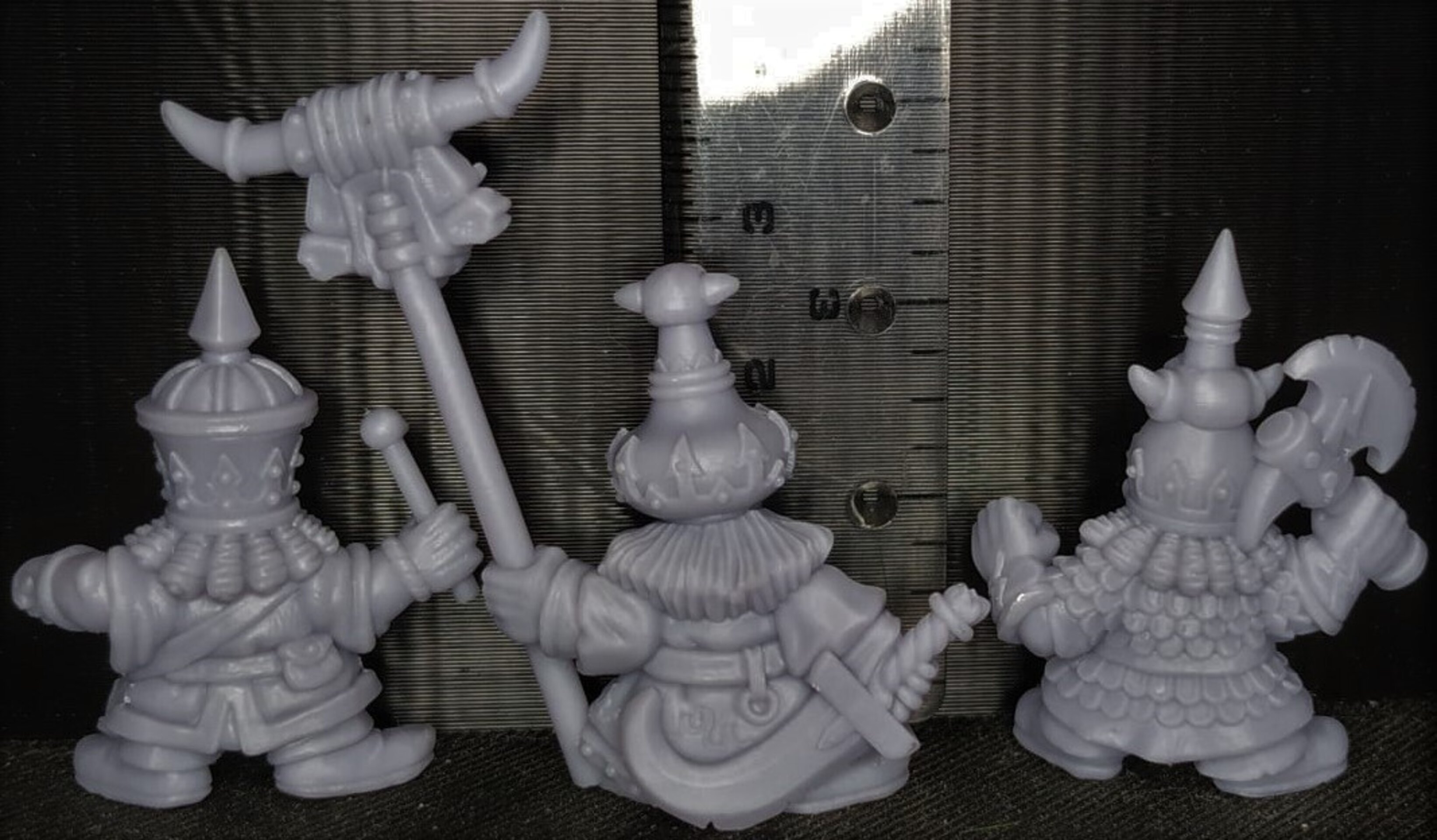 Command Group Chaos Dwarfs (fabelzel) chaos dwarfs oldhammer - 28 mm - 5