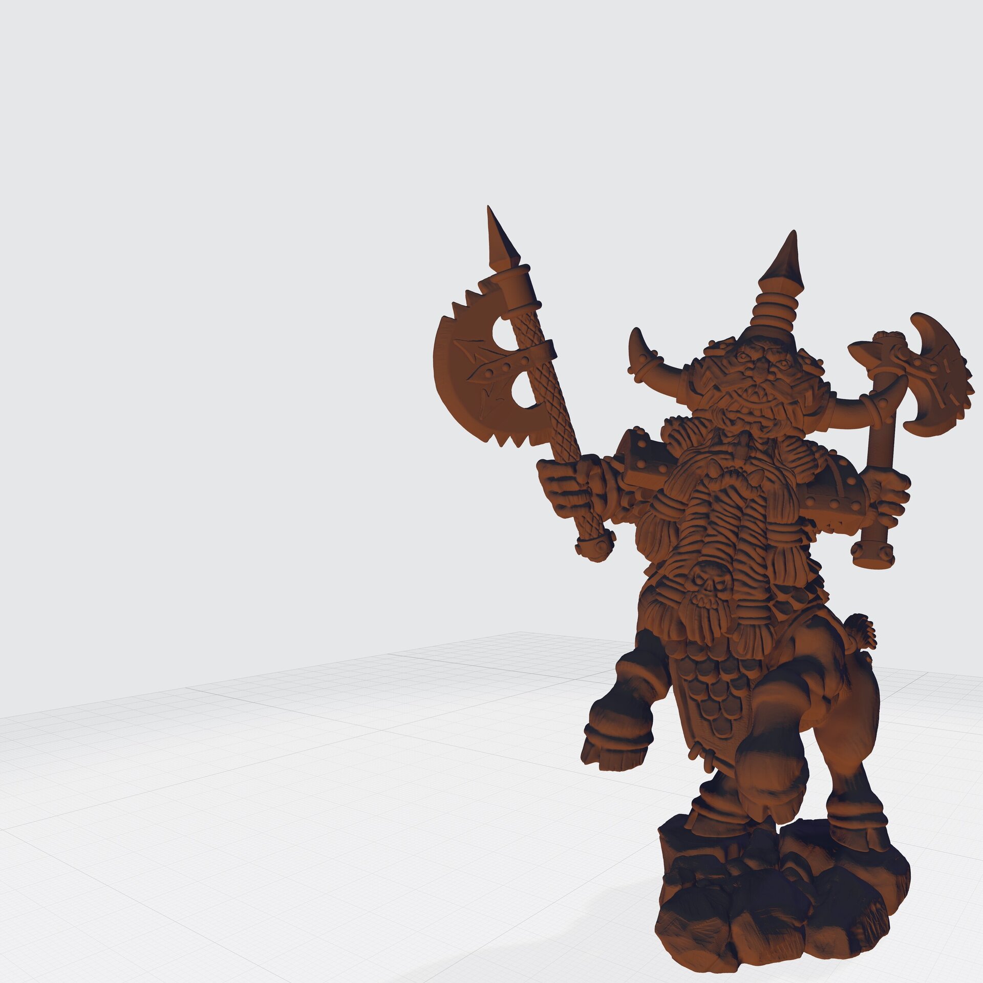 Bull Centaur Hero  (fabelzel) chaos dwarfs oldhammer - resin miniatures - 28 mm - 2