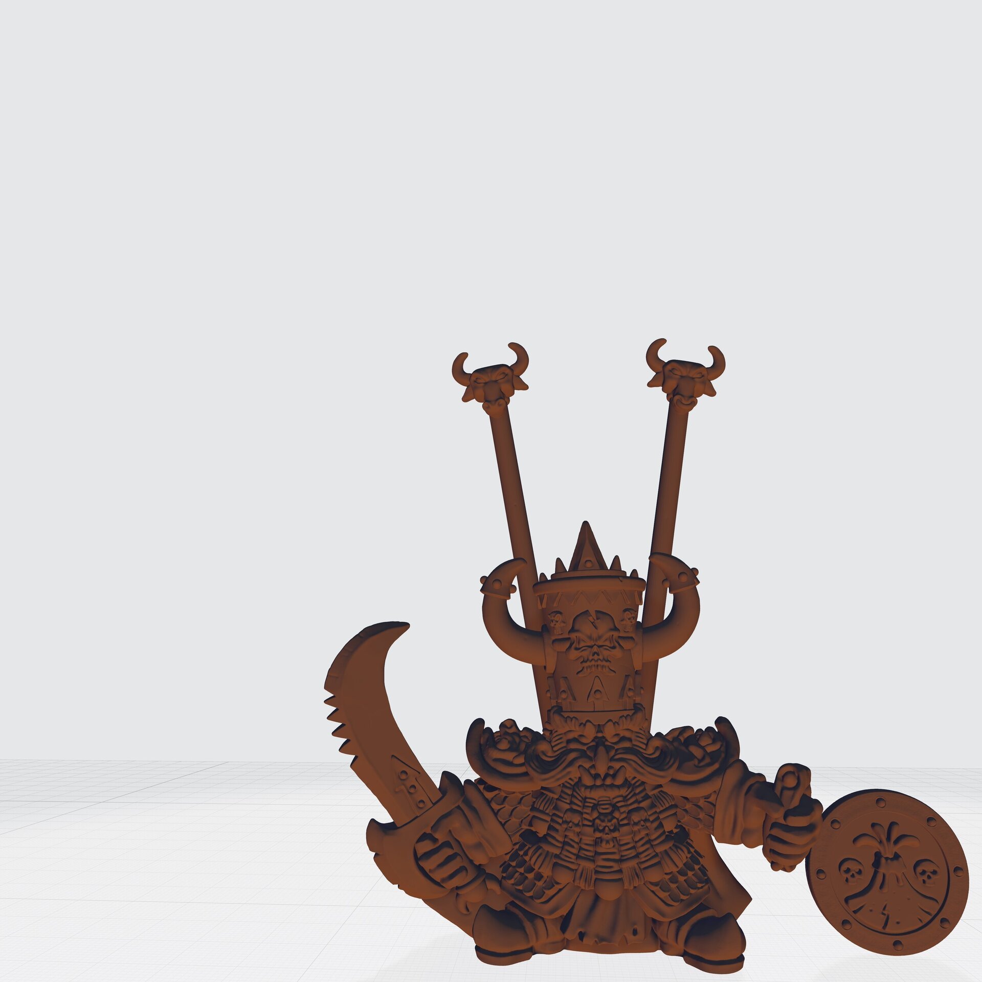 Tower Lord (fabelzel) chaos dwarfs oldhammer - resin miniatures - 28 mm - 3