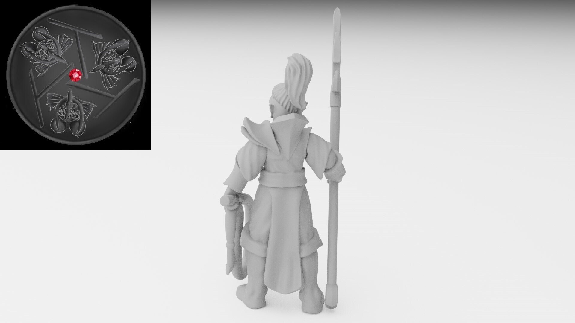 Kharibdyss (ilhadiel) dark elves - wargames - resin miniatures - 28 mm - 5