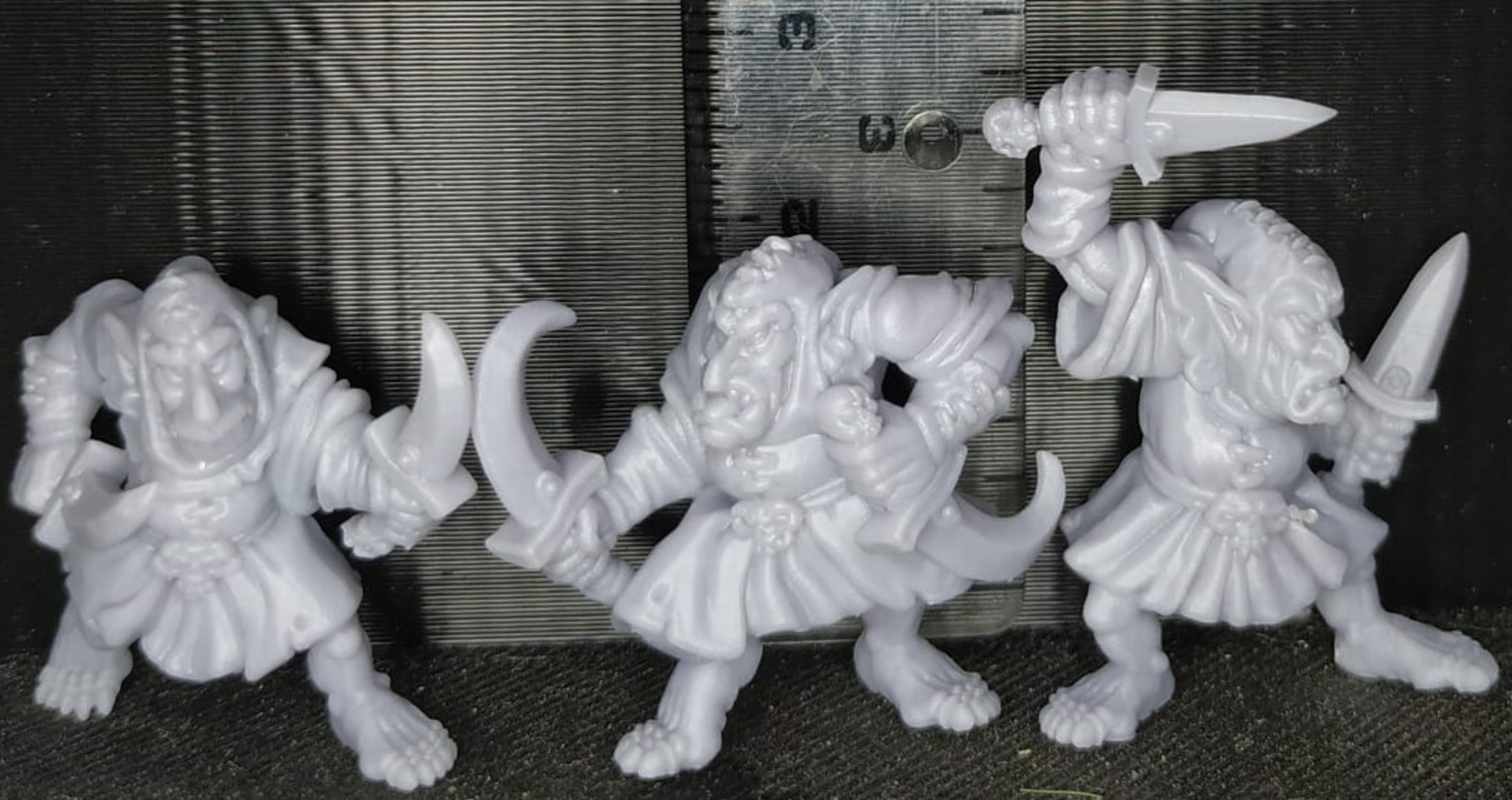 Hobgoblin Cutthroats (fabelzel) chaos dwarfs oldhammer - resin - 28 mm - 4