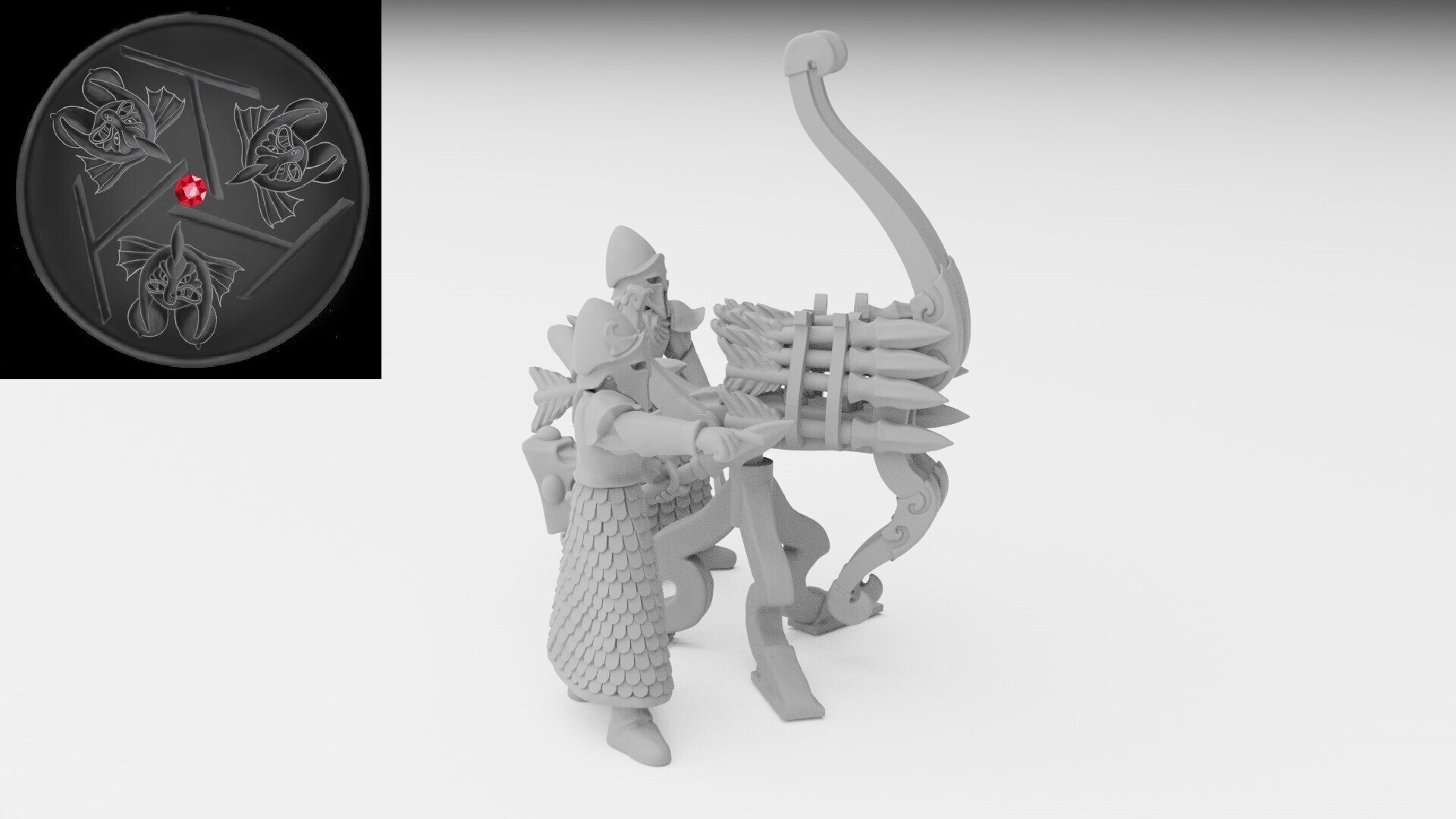 Eagle Claw Bolt (ilhadiel) high elves - wargames - resin miniatures - 28 mm - 2