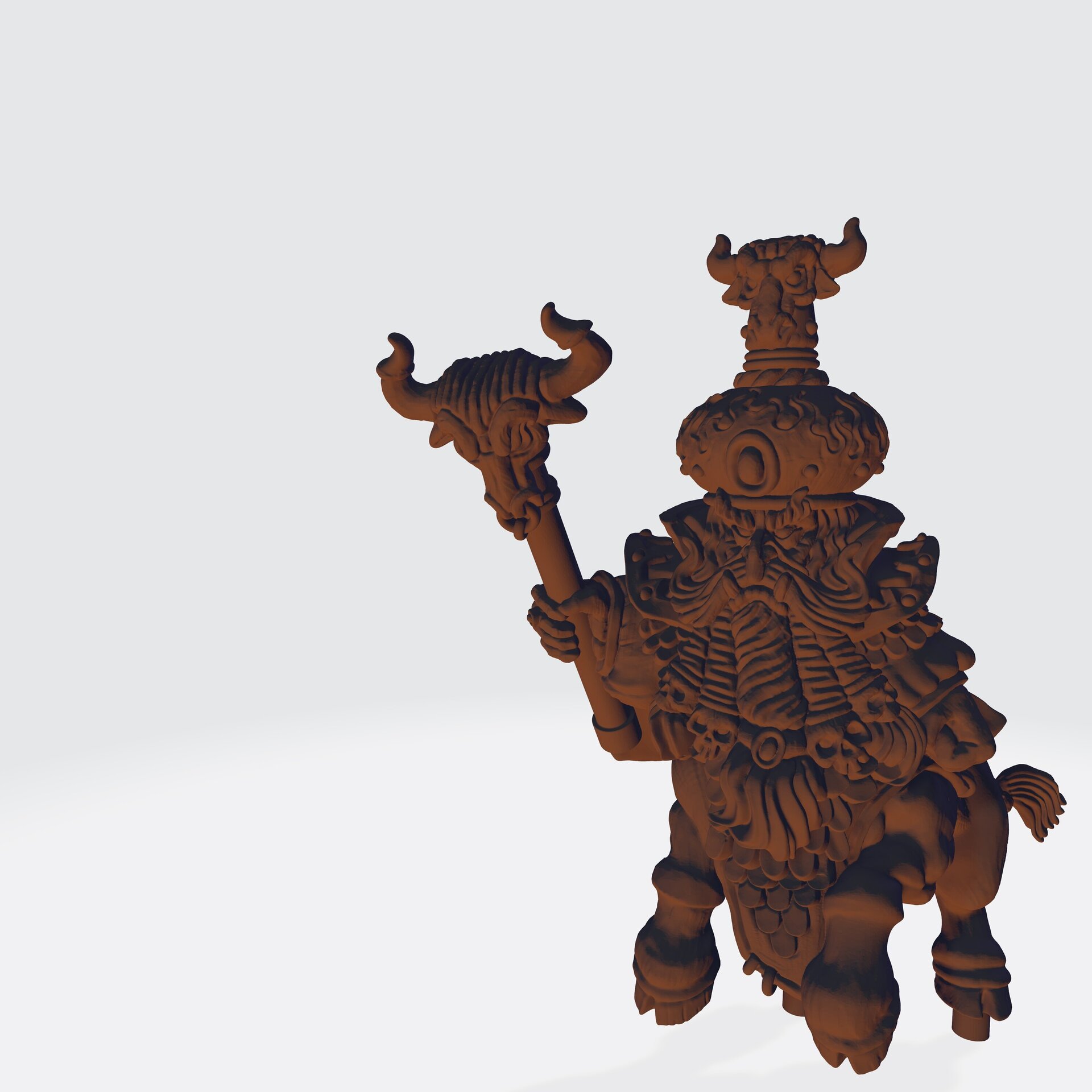 Sorcerer Prophet Centaur (fabelzel) chaos dwarfs oldhammer - 28 mm - 2